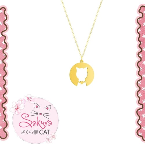 عقد القطة - الوان متعددة -