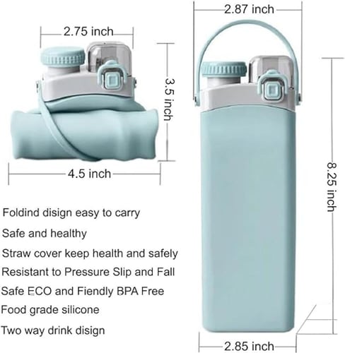 سيفتي سيليكون ماغ - الكأس السليكوني مع شفاط وغطاء...