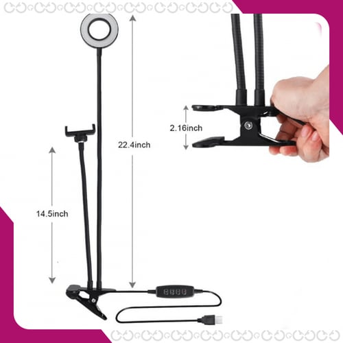 سيلفي رينغ لايت - مع مقبض