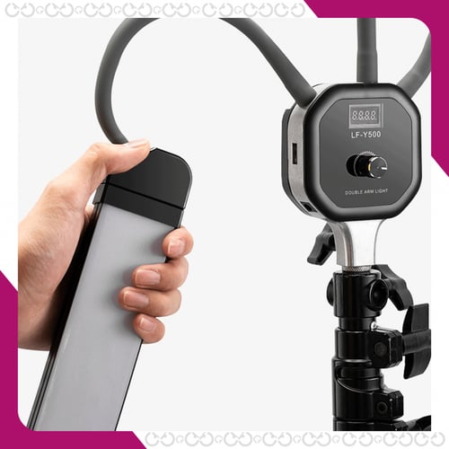 توين لايت مع حامل جوال - الإضائة الشرسة لصانع محتو...