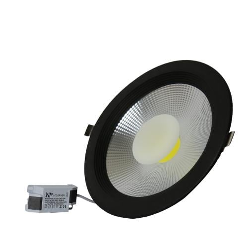 كشاف كوب دفن أسود 30W إنارة أصفر NP