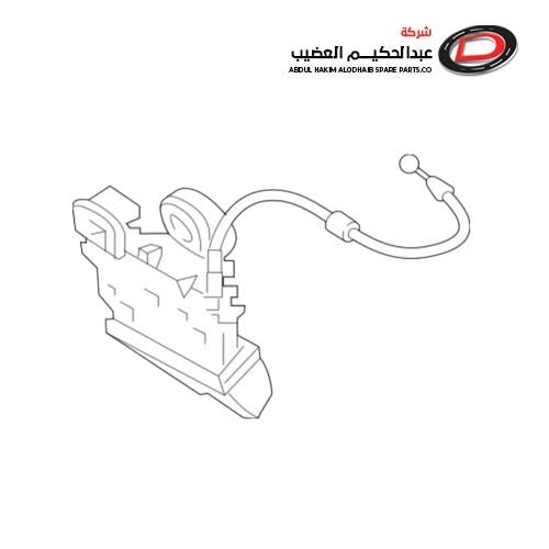 قفل شنطه خلفي يسار لاندكروزر 2015-2017