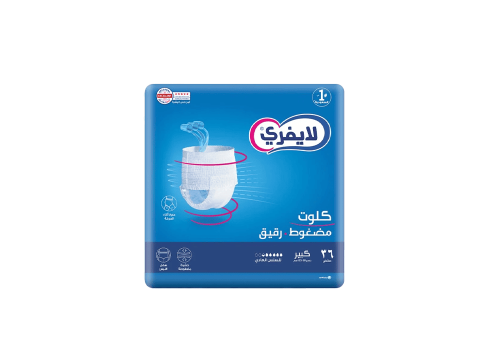 لايفري حفايض كبار السن كلوت L كبير 36 قطعة
