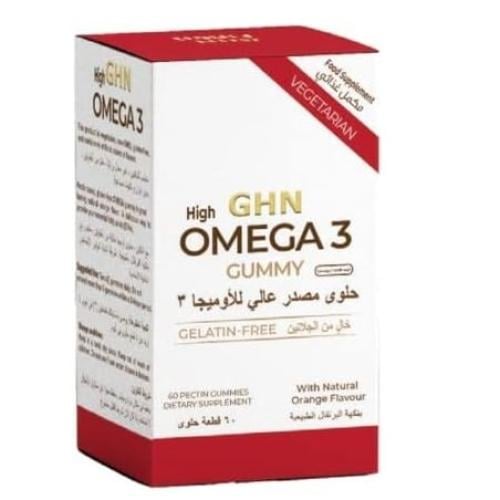 جي اتش ان احلوى اوميجا 3 180 ملجم متعددة الالوان 2...