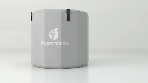 هايبركول | حوض ثلج رياضي برميل - رمادي