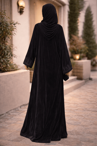 طقم عباية شتوي