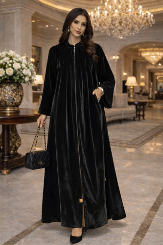 طقم عباية دقلة سحاب