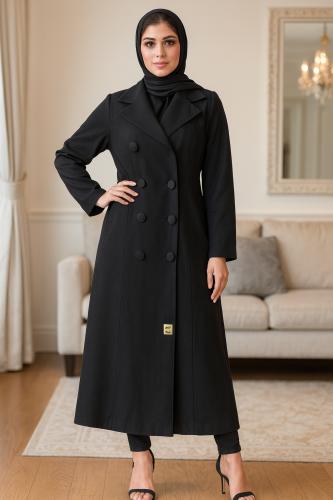 طقم عباية قصة بليزر