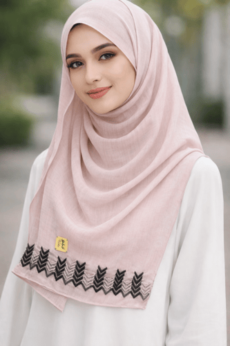 طرح لينن مطرزة