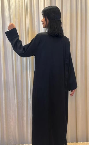 طقم عباية ياقة صيني