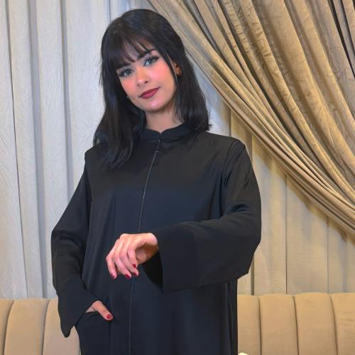 طقم عباية ياقة صيني