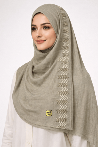 طرح لينن مطرزة