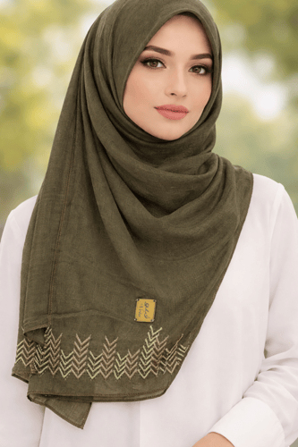 طرح لينن مطرزة