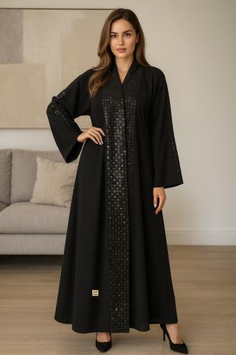 طقم عباية كريب