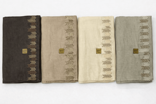 طرح لينن مطرزة