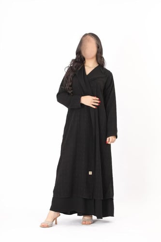 طقم عباية لف دبل فيس