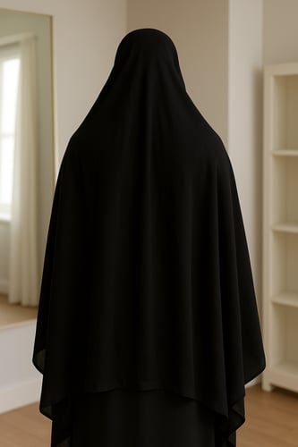 خمار كويتي طويل