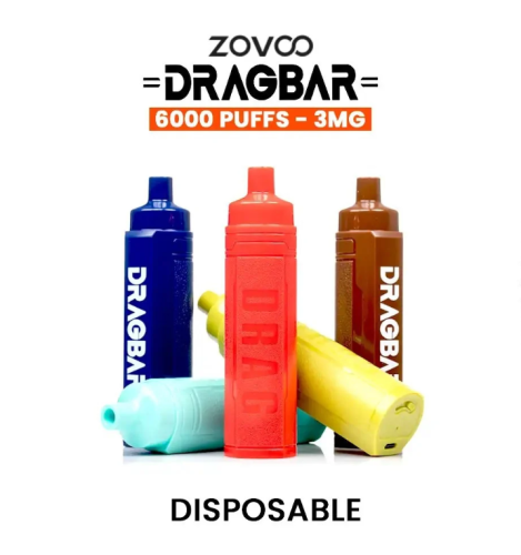 شيشة دراق بار زوفو 6000 سحبة DRAGBAR R6000 PUFFS
