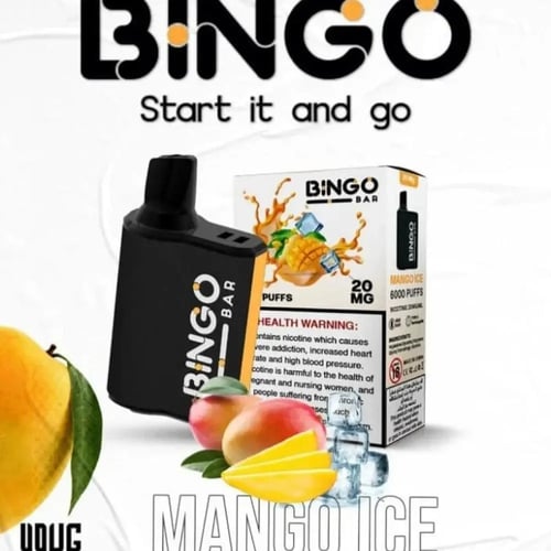 سحبة بينقو بار 6000 موش 50 نيكوتين BINGO BAR 6000...