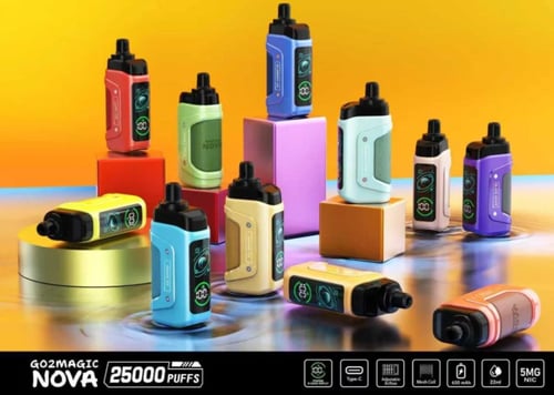 سحبة نوفا قو تو ماجيك NOVA GO2MAGIC PUFFS 25000