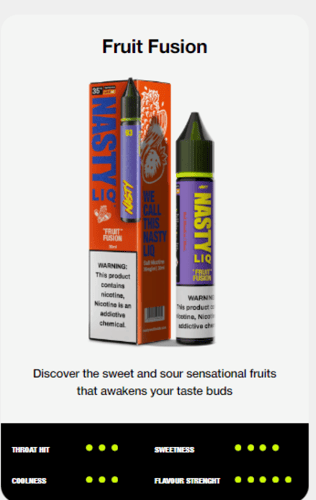 نكهة ناستي فواكه مشكلة Nasty Liq Fruit Fusion
