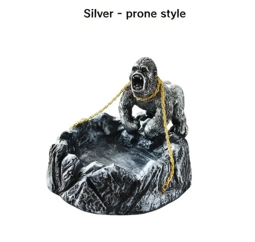 طفاية سجائر ديكورية على شكل والأورانجوتان