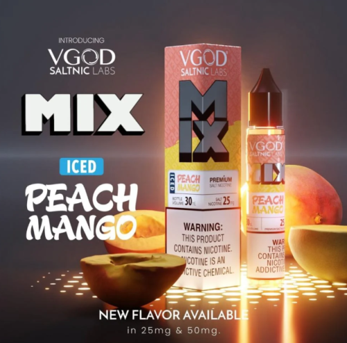 نكهة سولت فيقود خوخ مانجو ايس VGOD MIX Iced Peach...