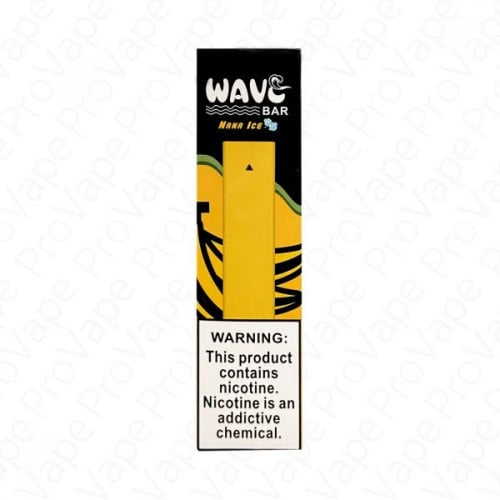 سحبة ويف بار موز بارد WAVE BAR Nana Ice Disposable