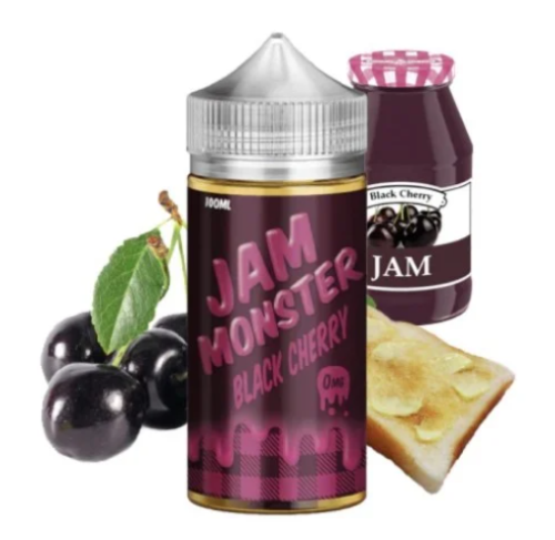 نكهة جام مونستر مربى كرز اسود - JAM MONSTER Black...