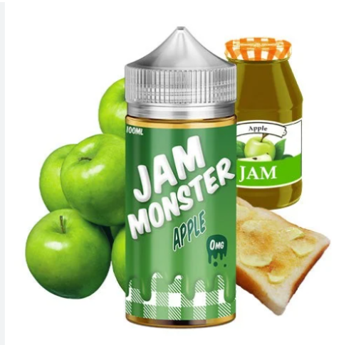 نكهة جام مونستر مربى تفاح - JAM MONSTER Apple - 10...