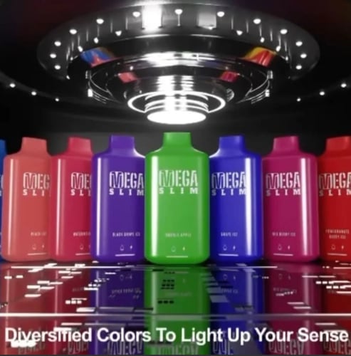 سحبة ميقا سليم 8000 موش Mega Slim 8000 Puffs