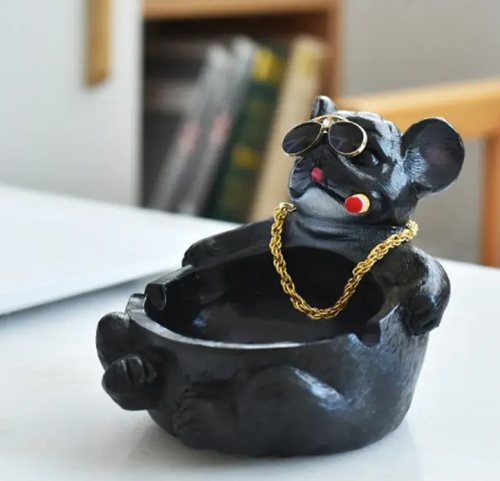 طفاية سجائر ديكورية على شكل فأر