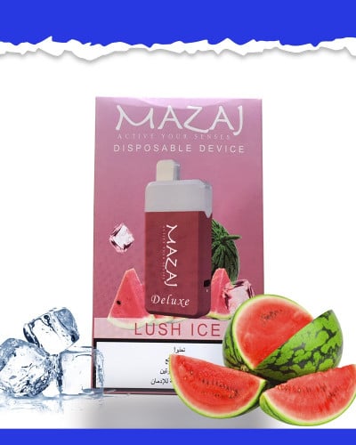 سحبة جاهزة مزاج 5000 موشة بنكهة لوش ايس بطيخ بارد...