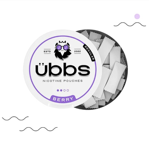 اوبس اظرف نيكوتين توت ÜBBS BERRY NICOTINE POUCHES