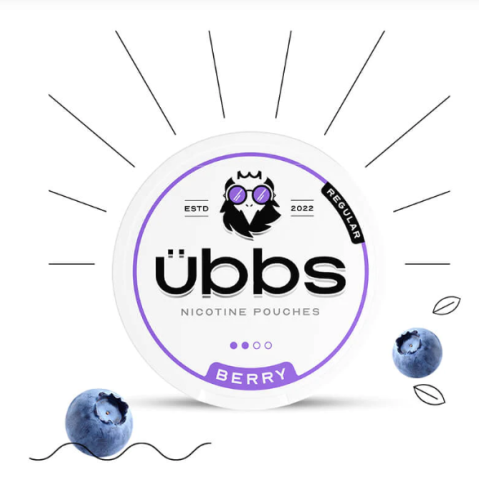 اوبس اظرف نيكوتين توت ÜBBS BERRY NICOTINE POUCHES