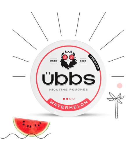 اوبس اظرف نيكوتين بطيخ ÜBBS WATERMELON NICOTINE PO...