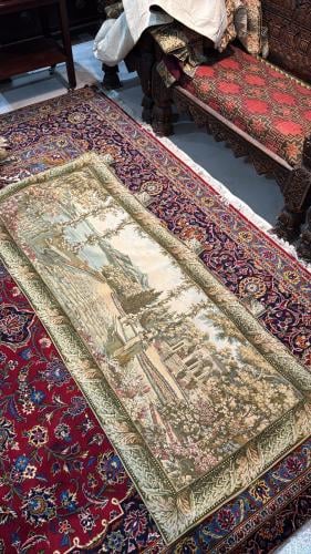 قطعة جدارية تراثية مبطنة برسمة طبيعية