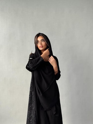 عـبـايـة تُل من الجهتين 106#