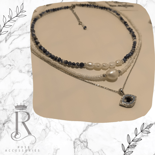 سلسال العين فص اسود