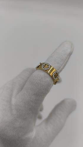 خاتم توري بورش فصوص مطلي وعليه ختم البراند ضمان سن...