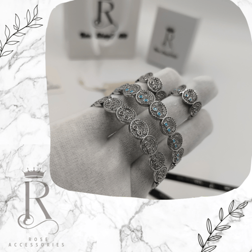 اساور الهابي فيس الفضي