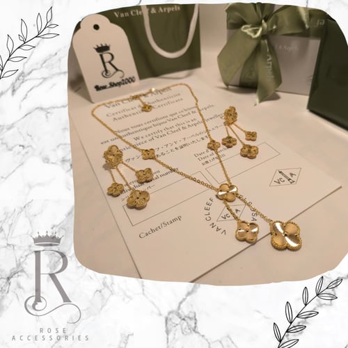 طقم فان كليف ذهبي قطعتين