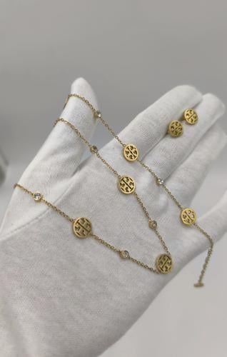 طقم توري بورش 3 قطع مطلي وعليه ختم البراند ضمان سن...