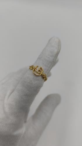 خاتم قوتشي مطلي مايفسخ مقاوم للصدأ مقاس واحد فري س...