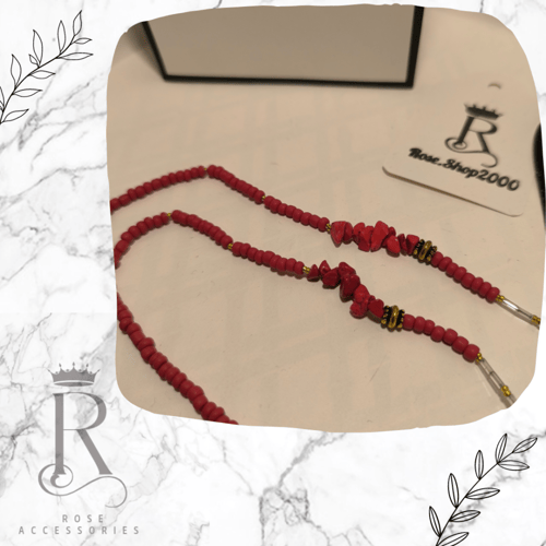 سلسلة نظارة حجر صناعي مطفي