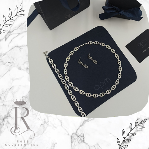 طقم apm فضي ٣ قطع