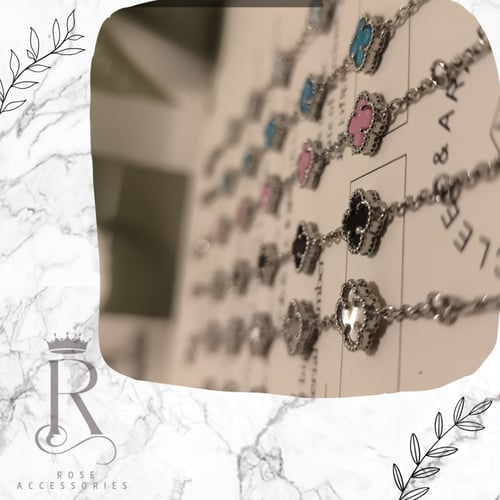 اساور فان كليف وردة صغيرة فضي ماستر