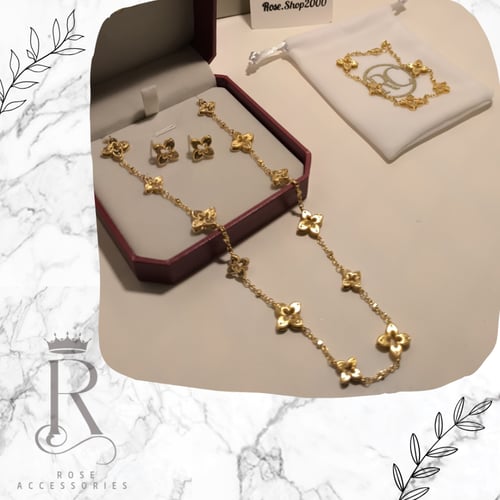 طقم روبرتو كوين ٣ قطع ذهبي