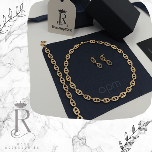 طقم apm ذهبي ٣ قطع