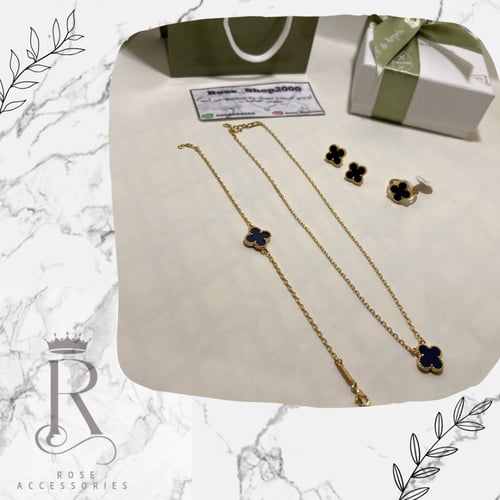 طقم فان كليف وردة وحدة